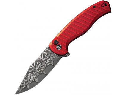 Civivi Stormhowl Damascus Red Aluminum