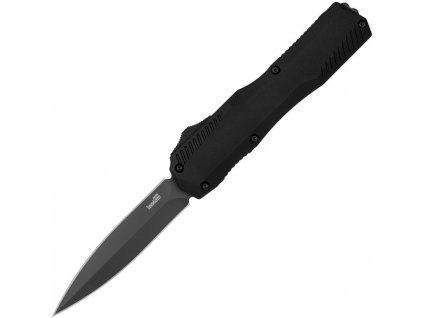 kershaw livewire otf black doubleedge magnacut black aluminum