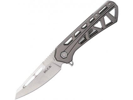 buck trace ops stonewash finish gray aluminum