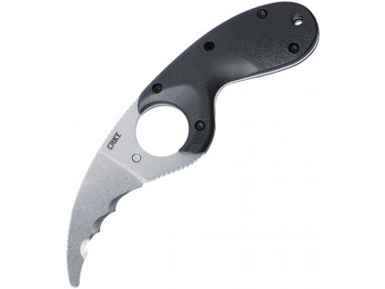 CRKT Bear Claw Stonewash AUS8 Black GRN