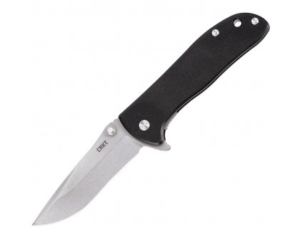 CRKT Drifter Stonewash D2 Black G10