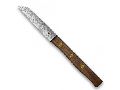 herder zoppken style paring knife 8cm walnut mosaic