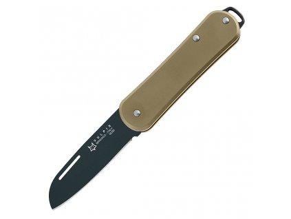 fox knives vulpis brass black FX VP108 OTB