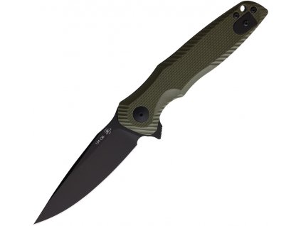 Spartan Blades POROS 154CM Green TiNi G10