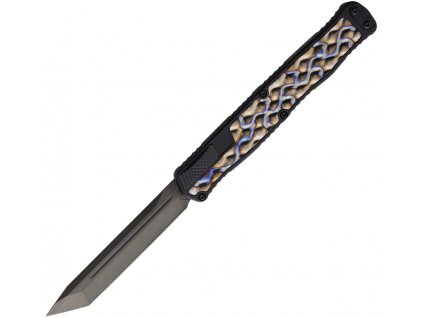Heretic Knives Cleric II OTF Black Tanto Flame