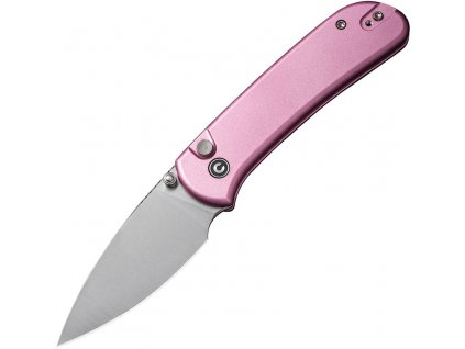 civivi qubit satin sandvik pink aluminum