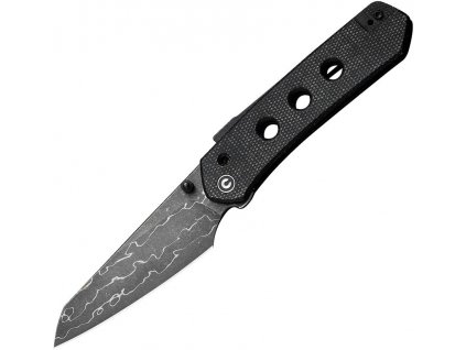 civivi vision fg damascus black micarta