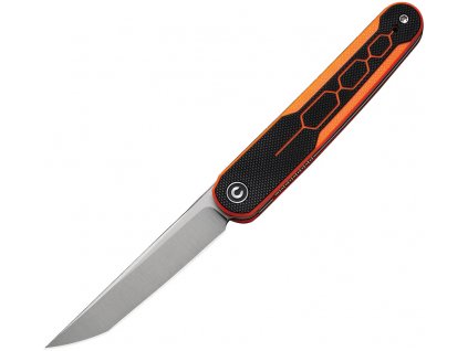 Civivi KwaiQ Satin NitroV Orange G10