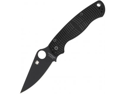 spyderco paramilitary 2 salt black g10 black magnacut