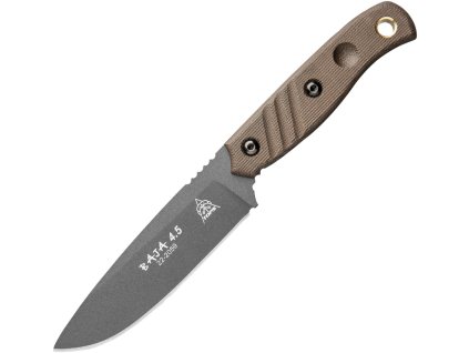 Tops Baja 4.5 Gray 1095HC Green Micarta