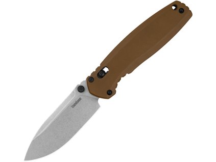 Kershaw Broadside Stonewash D2 Brown G10 2052