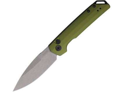 kershaw launch iridium stonewash magnacut olive aluminum