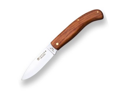bubinga handle 8 cm non locking folding knife stainless blade