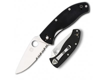 Spyderco Tenacious Black CombinationEdge C122GPS