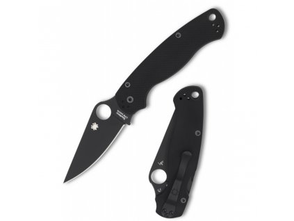 spyderco paramilitary black C81GPBK2