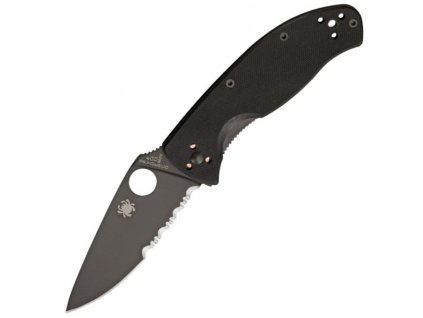 Spyderco Tenacious Black CombinationEdge Black