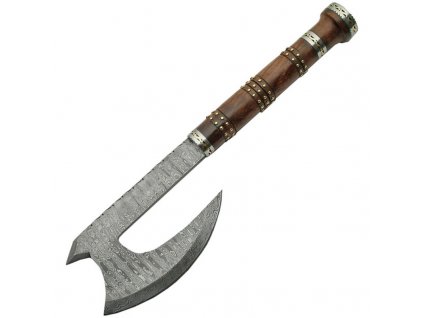 Damascus Hatchet Rosewood