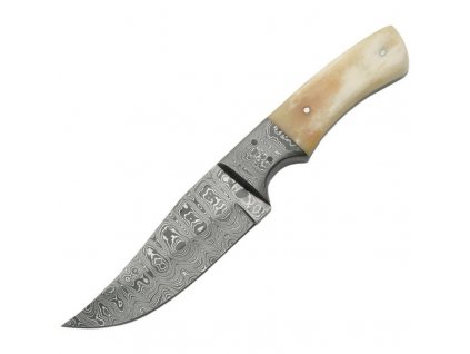 Damascus Clip Point Hunter