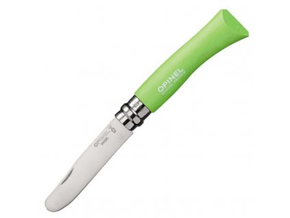 Kapesní nůž Opinel N°07 Inox dětský - zelený