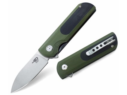 Bestech Knives Pebble Green Black