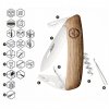 Swiza swiss folding knife Tick Tool Wood Walnut