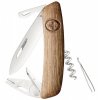 Swiza swiss folding knife Tick Tool Wood Walnut