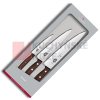 Victorinox 3 pack set knives wood