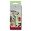 Victorinox peeler with zubatým bladem Light green