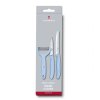Victorinox set kitchench knives 3 pcs, duck egg blue