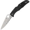 Spyderco Endura 4 Blueline Black FRN Lightweight Combination