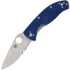 Spyderco Tenacious FRN Lightweight Blue S35VN CombinationEdge