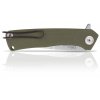 ACTA NON VERBA Z100 STONEWASH, LINER LOCK, PLAIN EDGE, G10, olivová ANVZ100 013 3