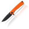 ACTA NON VERBA Z100 G10 Line Lock Orange, DLC Plain Edge ANVZ100 035
