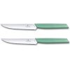 victorinox swiss modern sada nozu na na steak a pizzu 2ks mint