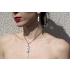 a g a campolin stiletto necklace bone 1