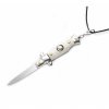 a g a campolin stiletto necklace bone