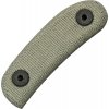 ESEE Candiru Handles Micarta Green