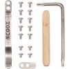 Hogue Deka Pocket Clip & Torx Screw Kit Silver