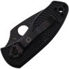 spyderco ambitious lightweight black serrated