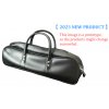 synthetic leather knife bag black