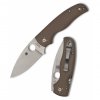 spyderco shaman brown g 10 cpm 15v sprint run C229GPBN15V