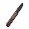 civivi foldis black stonewash brown micarta