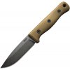 REIFF F4 Bushcraft Survival Knife CoyoteTan G10 LEATHER