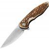 Bestech Knives Bambi Mirror Damascus Stag KL08H