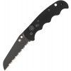 Spyderco Autonomy Black Serrated H2 Black G10 C165GSBBK