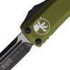 microtech utx 85 green two tone tanto