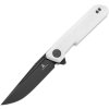 Bestechman Mini Dundee Double Detent Black D2 White G10