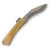 JKR Higonokami Falcata Mango Brass Damascus 7 cm