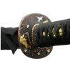 ten ryu samurai black damascus katana