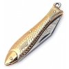 Klasický knife rybička v exclusivm goldm provedení-damašek